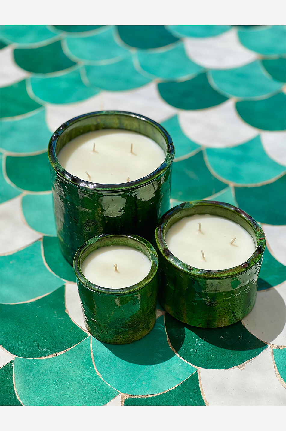 CÔTÉ BOUGIE Bougie parfumée Tamegroute Vert - M Maison VERT 4