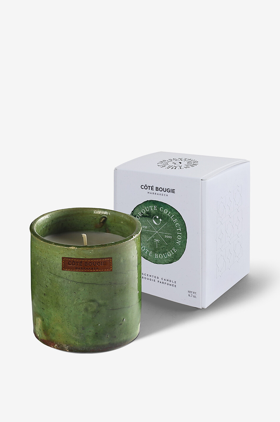 CÔTÉ BOUGIE Bougie parfumée Tamegroute Vert - S Maison VERT 2