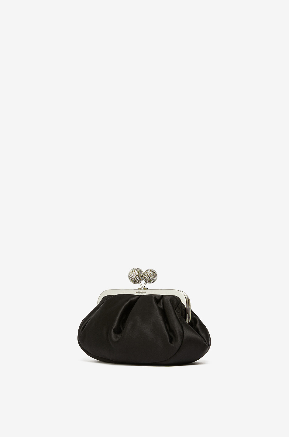 WEEKEND MAX MARA Pasticcino Small Emmy rhinestone-adorned satin bag Women BLACK 2