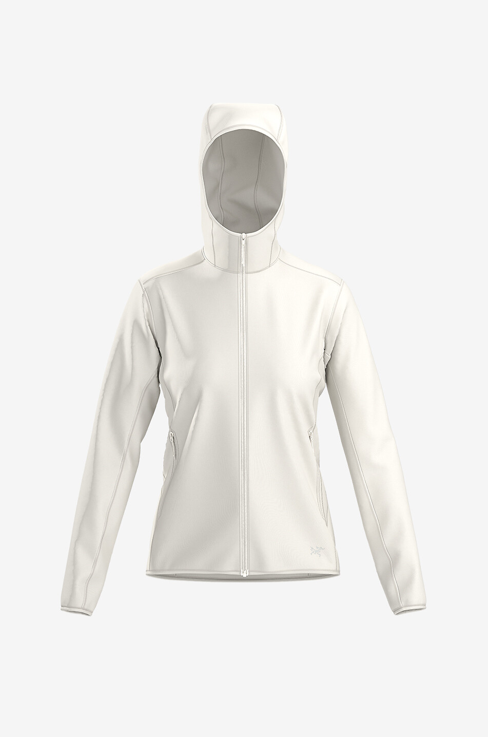 ARC'TERYX Kyanite LT hooded jacket Women EGGSHELL 1