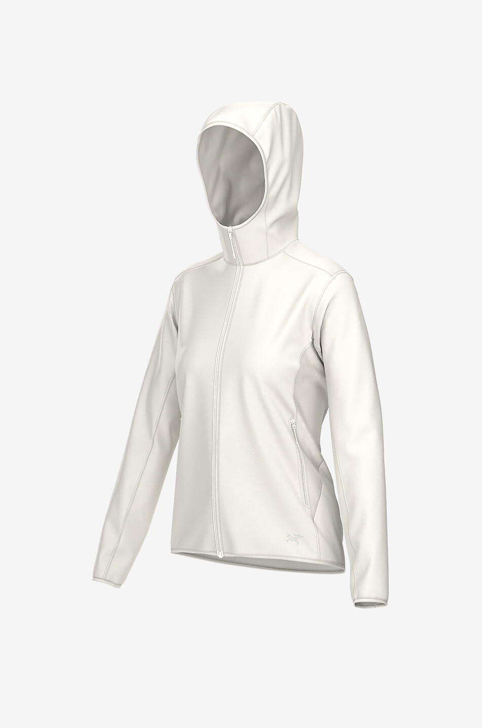 ARC'TERYX Kyanite LT hooded jacket Women EGGSHELL 2