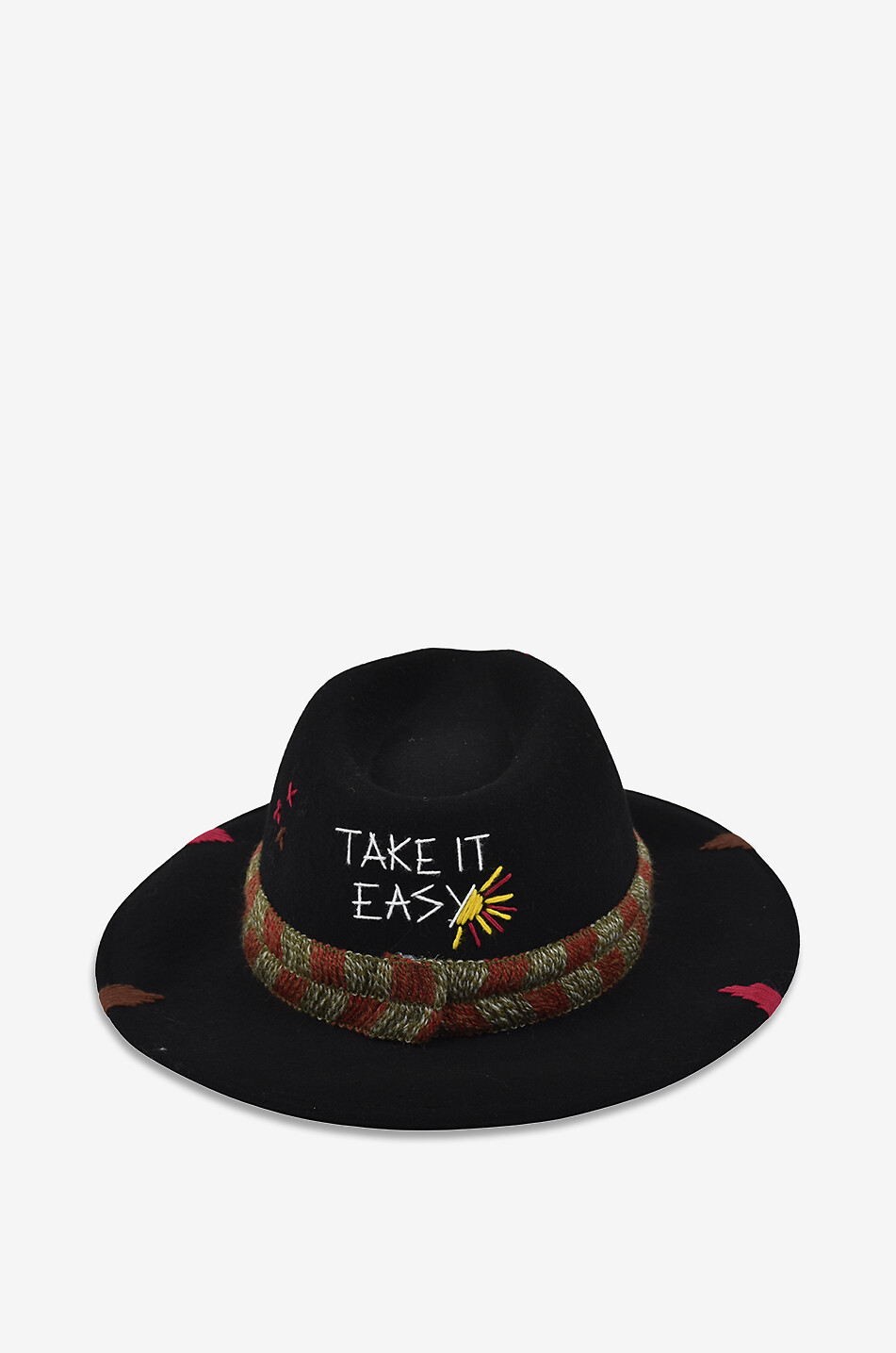 THE HAT GANG Chapeau en laine Take It Easy Femme NOIR 1