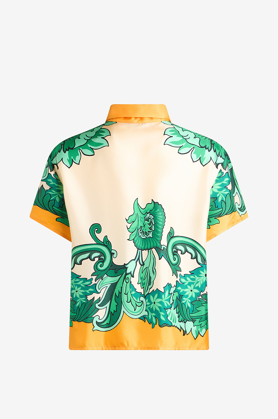 ETRO Kurzarm-Boxy-Hemd aus Jacquard Macro Paisley Damen BUNT 2