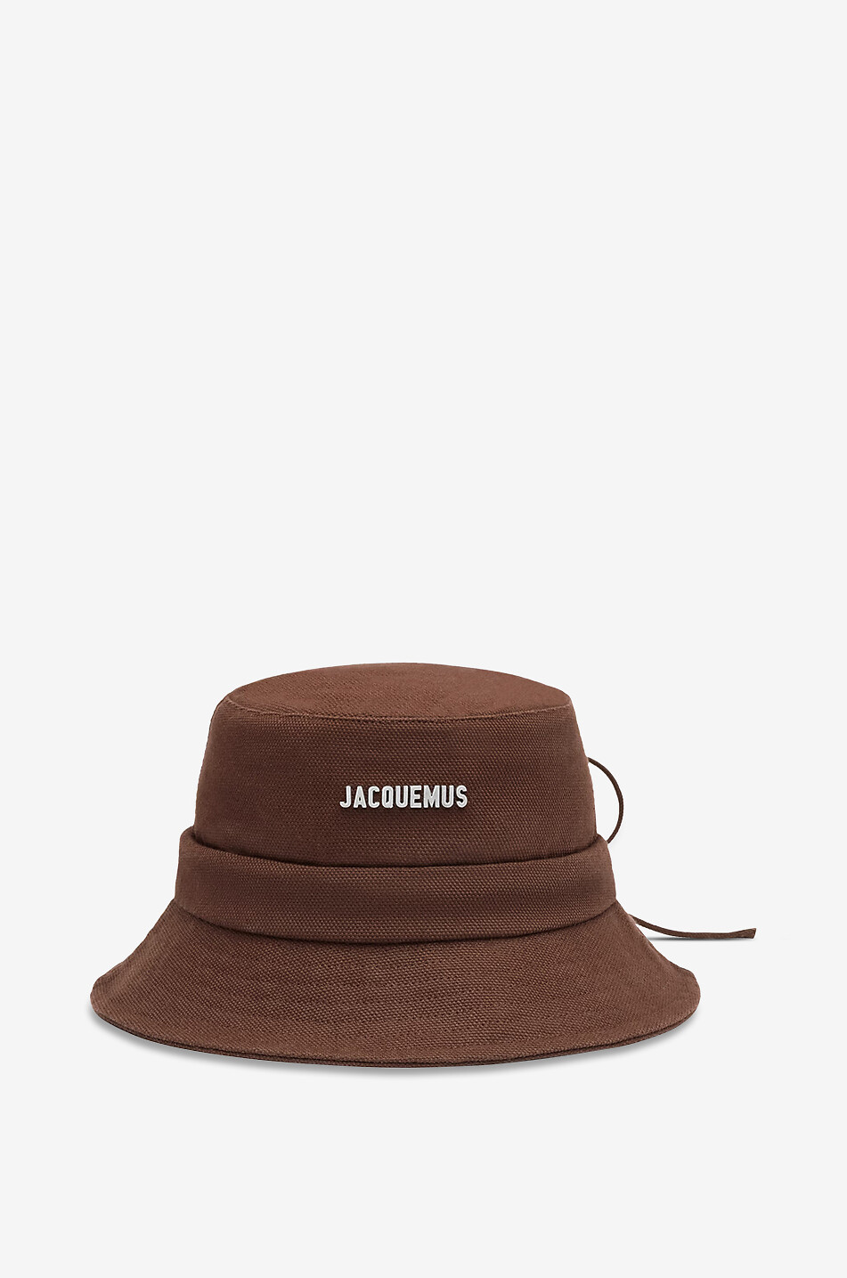 JACQUEMUS Bob en toile Le bob Gadjo Femme MARRON 1