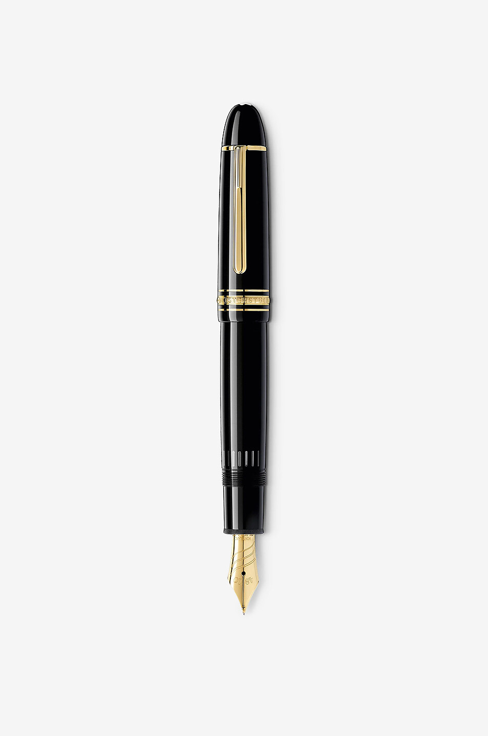 MONTBLANC Füllfederhalter mit abgeschrägter Feder Meisterstück 149 Calligraphy Haus SCHWARZ 1