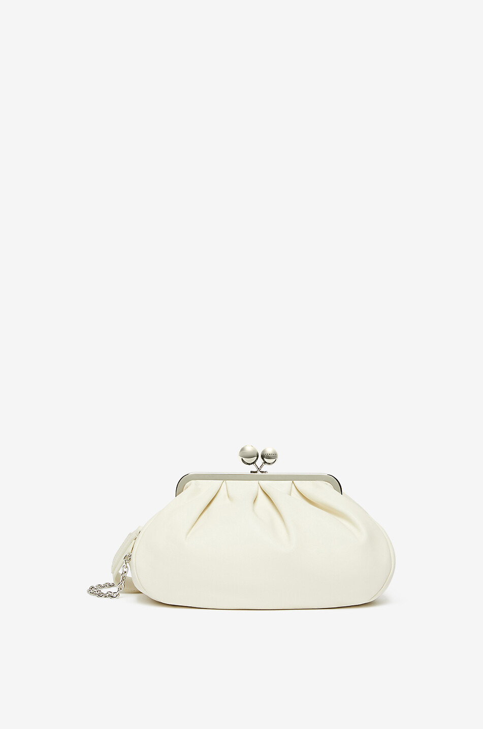 WEEKEND MAX MARA Nappaleder-Tasche Pasticcino Medium Cubico Damen WEISS 1