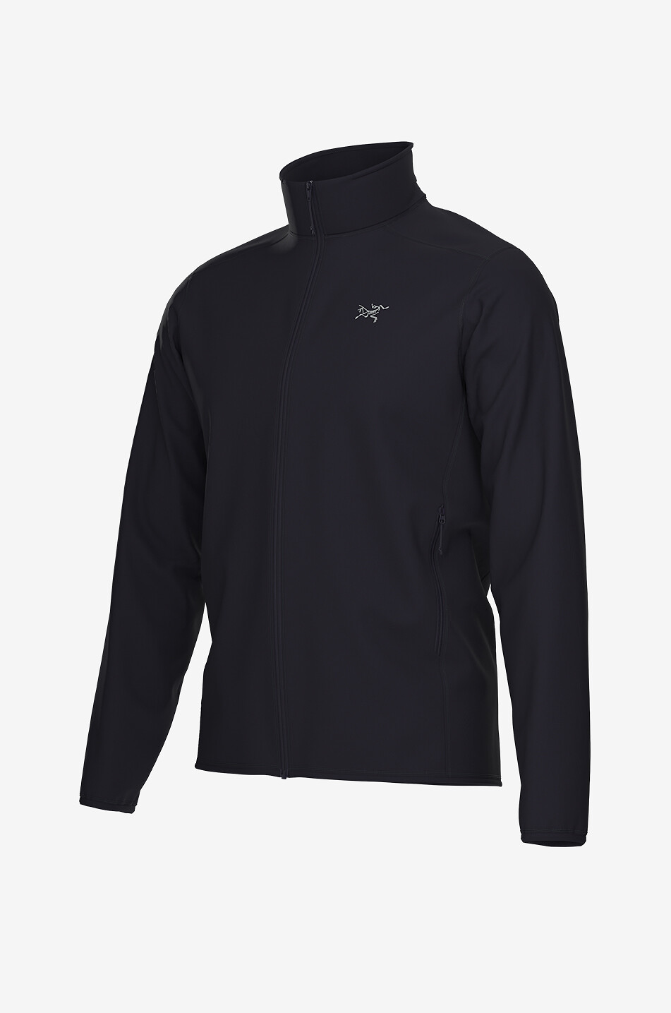 ARC'TERYX Kyanite jacket with stand-up collar Men BLACK 2
