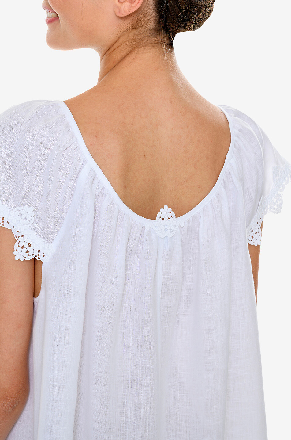 CELESTINE Nuisette en lin Gina Femme BLANC 6