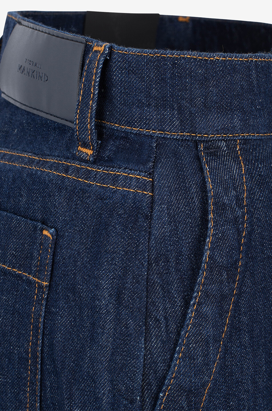 7 FOR ALL MANKIND Dunkle Jeans mit weitem Bein und hoher Taille Lotta Damen DUNKELBLAU 3