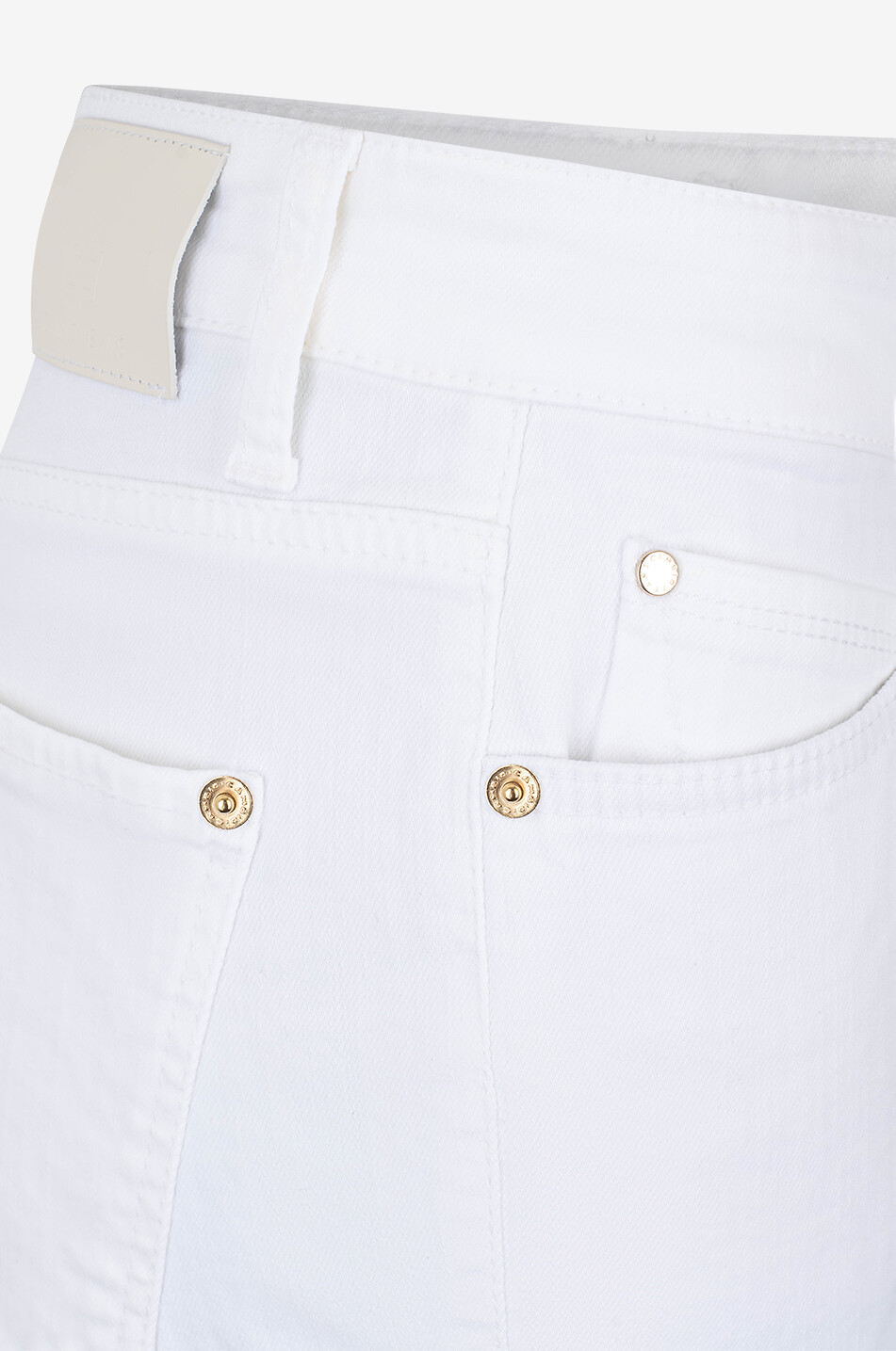 CAMBIO Ausgestellte Baumwolljeans Paris Flared Damen WEISS 6