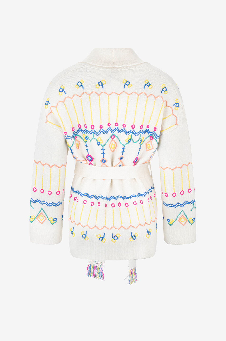 KUJTEN Cardigan aus Kaschmir Mazigh Damen WEISS 2