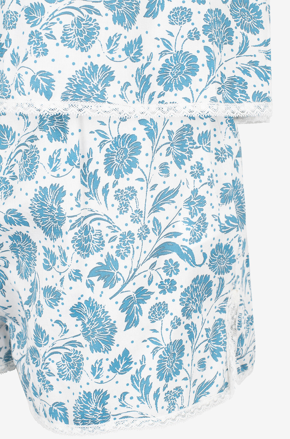 LALIDE A PARIS Pyjama court en coton Marguerite Femme MULTICOLORE 3