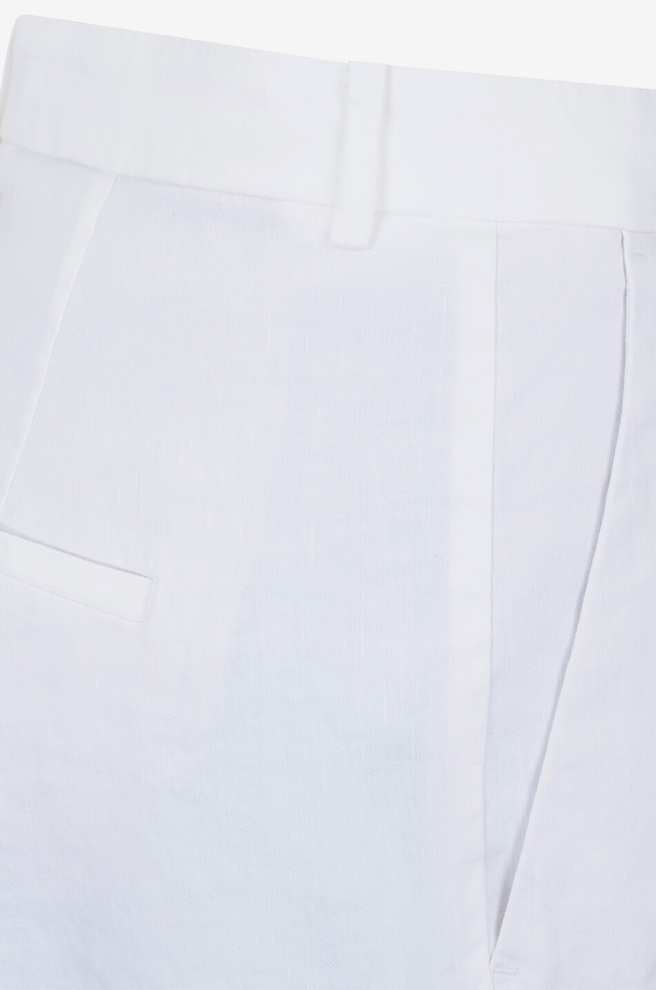 CAMBIO Mira linen and cotton wide-leg trousers Women WHITE 7
