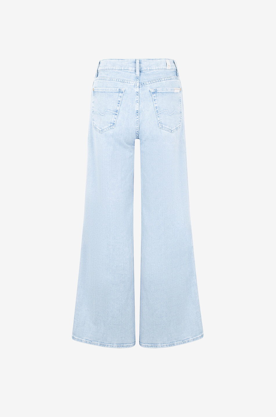 7 FOR ALL MANKIND Jeans mit weitem Bein aus Baumwolle Lotta Damen HELLBLAU 2