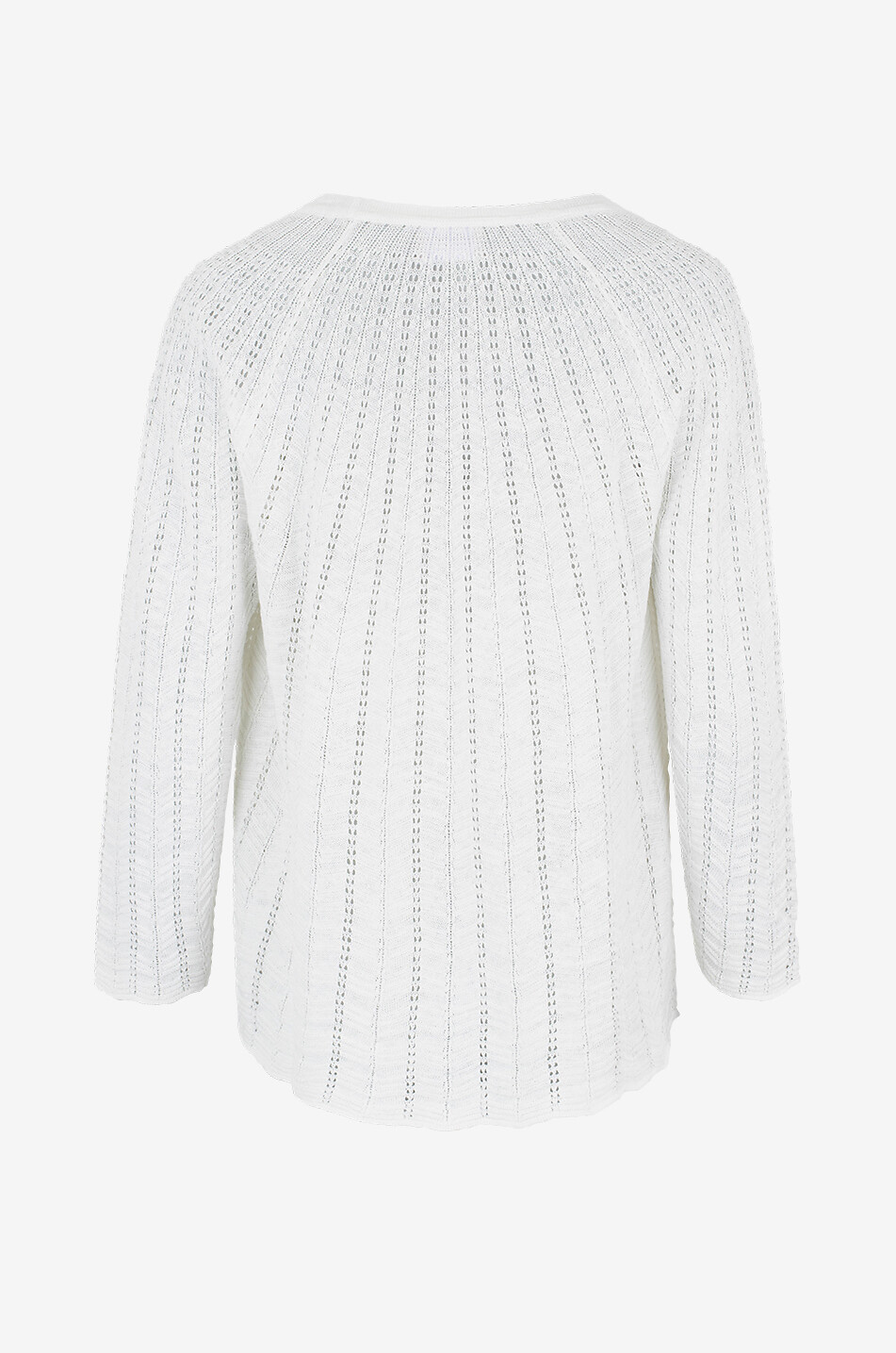 Cardigan ajouré ample en lin