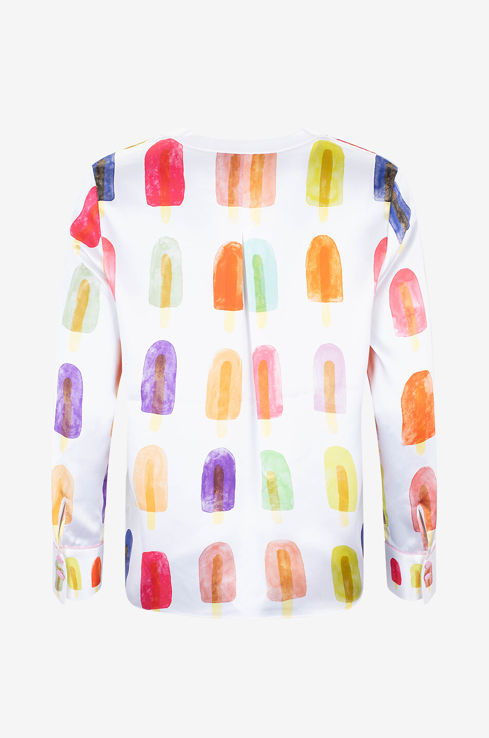 HERZENS Popcicle printed silk printed blouse Women MULTI COLOURED 2