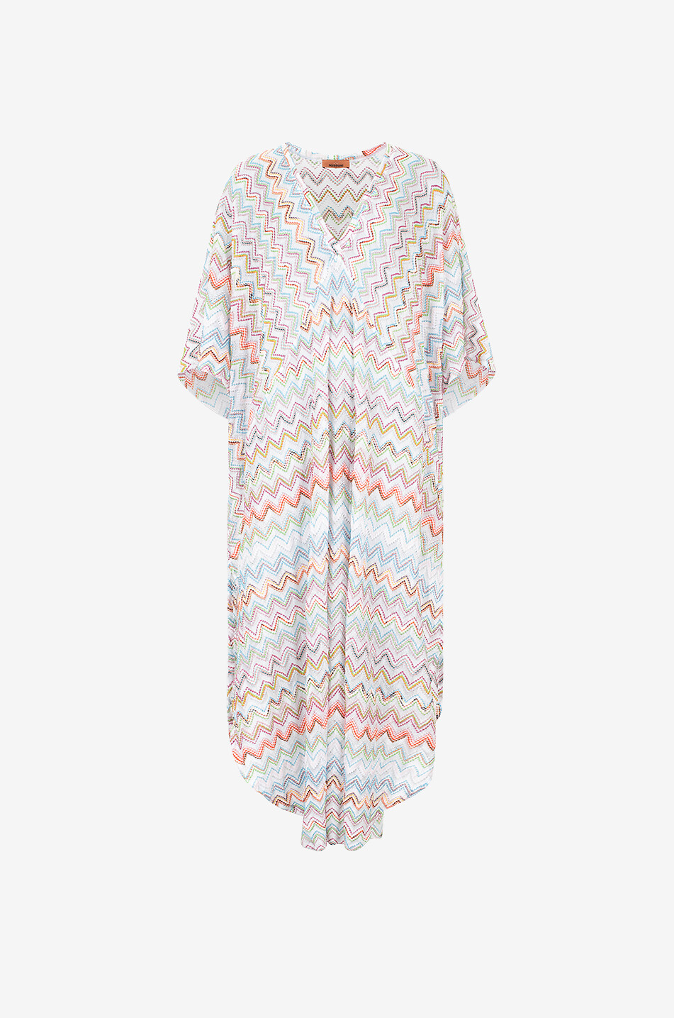 Kaftan im Zickzackstrick