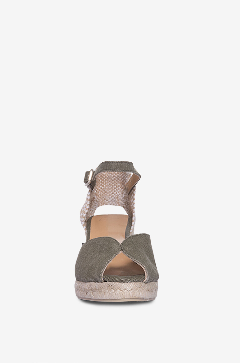 Bianca cotton wedge espadrilles
