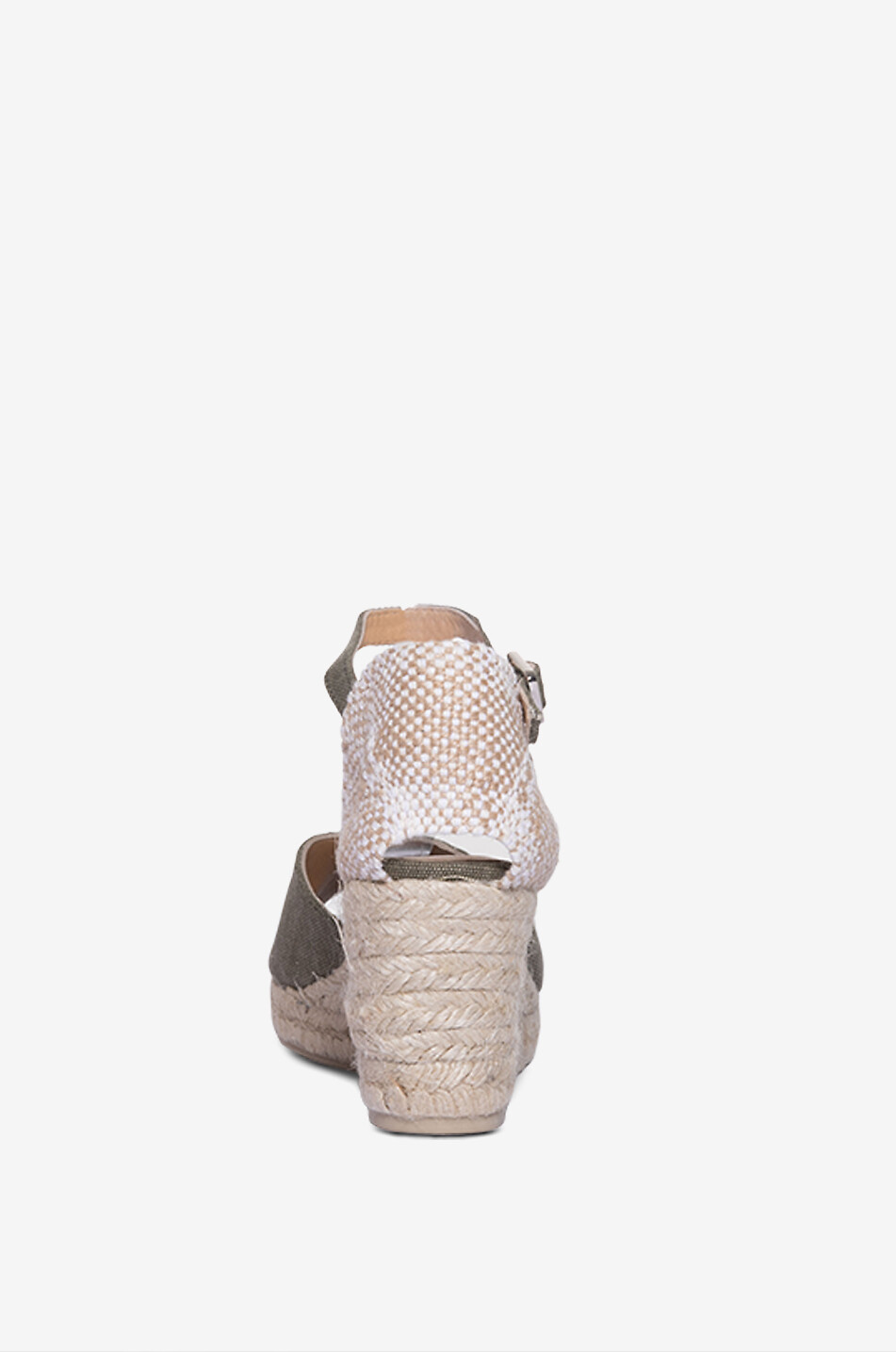 Epadrilles compensées en coton Bianca