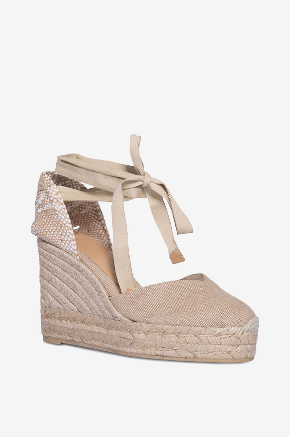 Chiara canvas wedge espadrilles