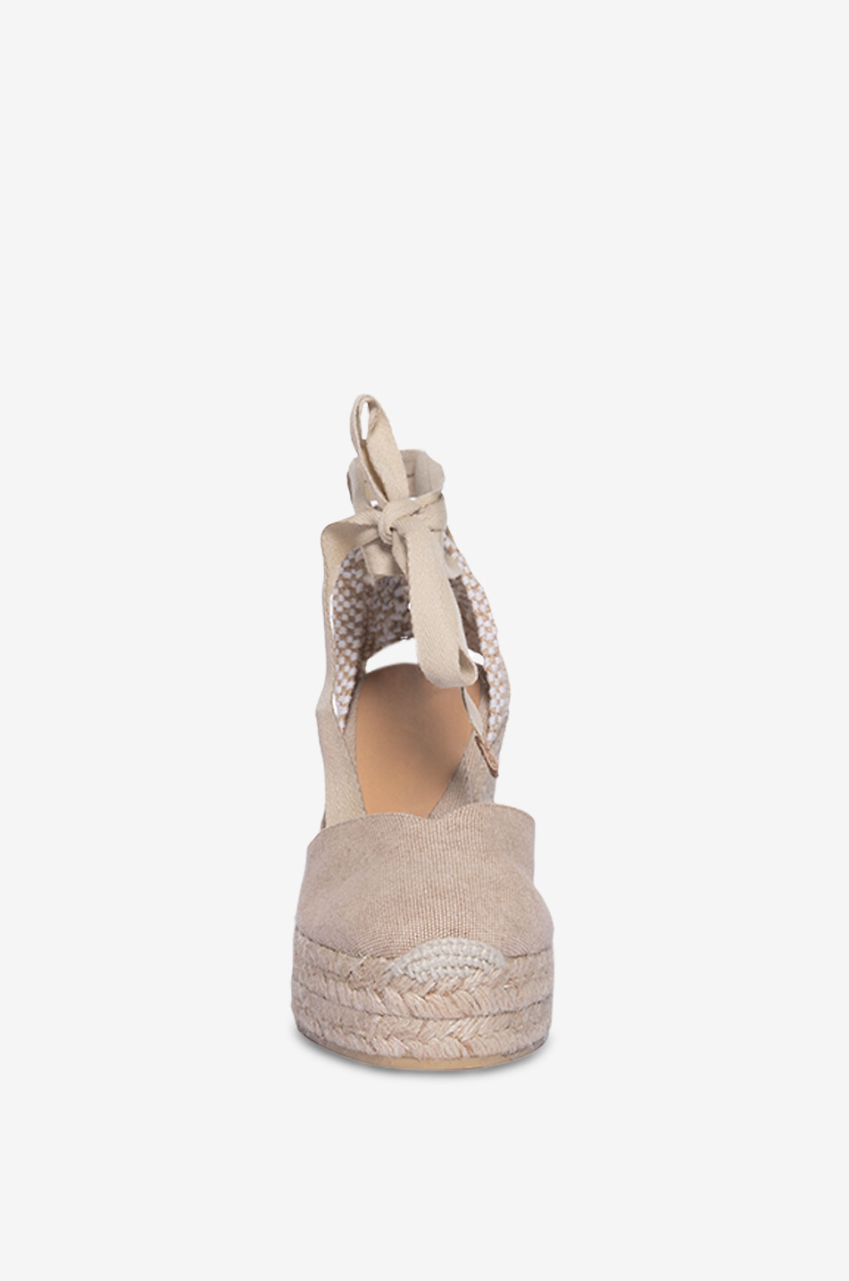CASTANER Chiara canvas wedge espadrilles Women BEIGE 2