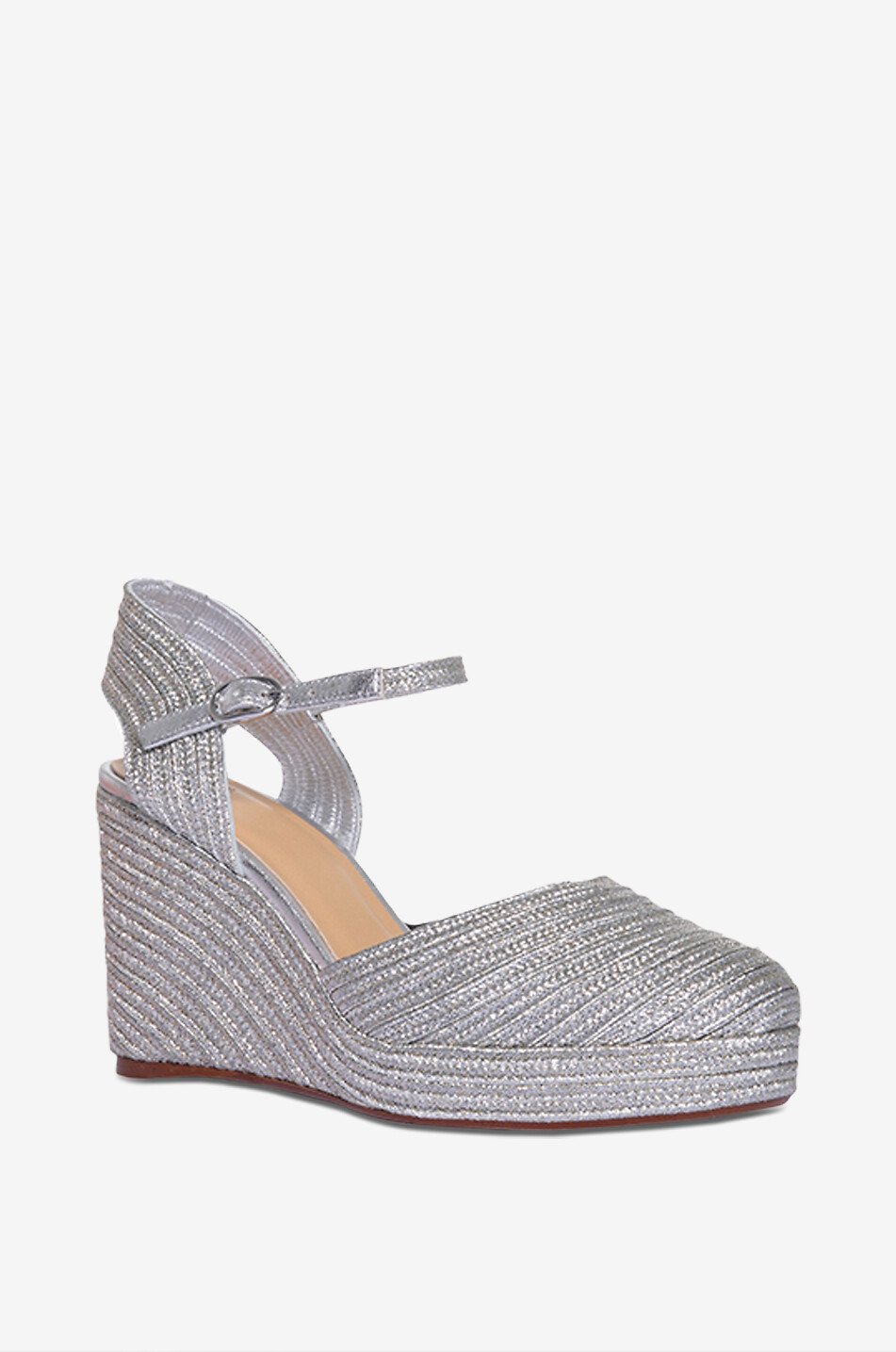 Carolyn 75 braided wedge espadrilles