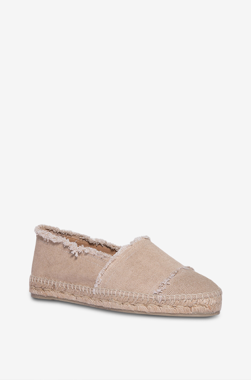 CASTANER Kampala frayed canvas flat espadrilles Women BEIGE 1