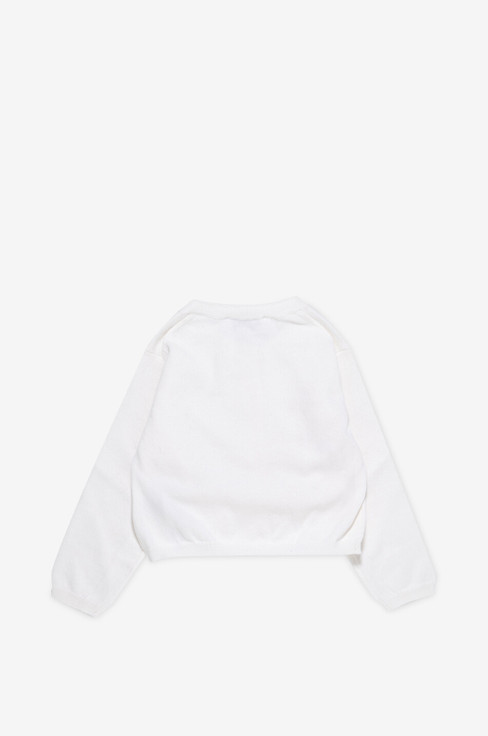IL GUFO Cardigan für Babys aus Baumwolle mit Pusteblumenstickerei Baby WEISS 2