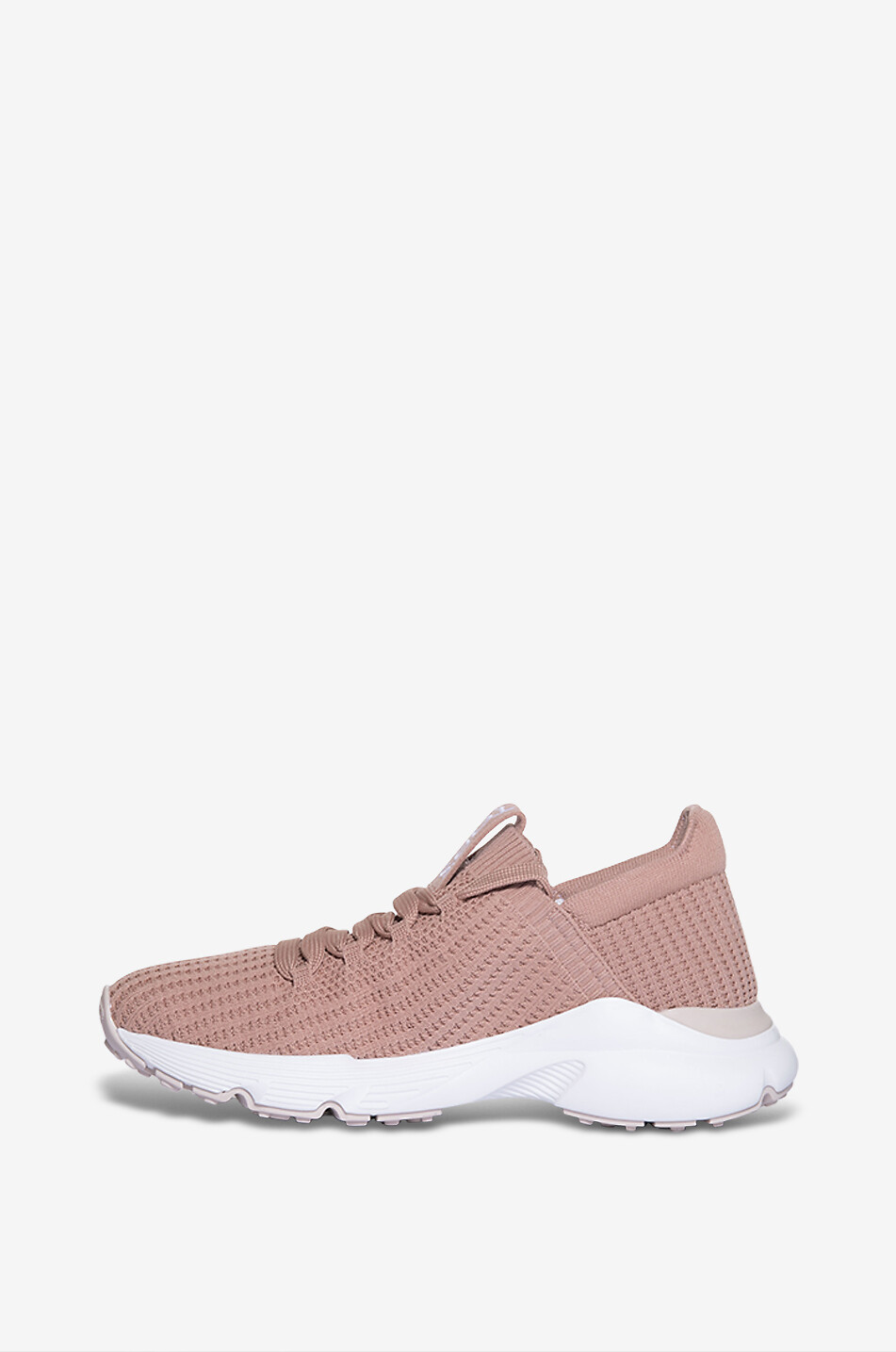 TOD'S Low-top knit sneakers Women LIGHT BROWN 3