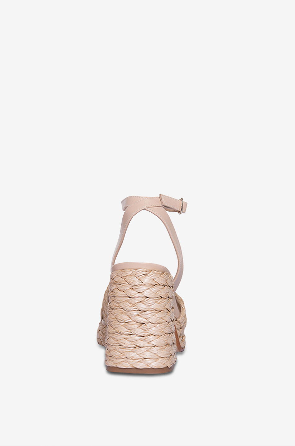 CASTANER Sandales tressées en raphia à talon Valeriette Femme BEIGE 7