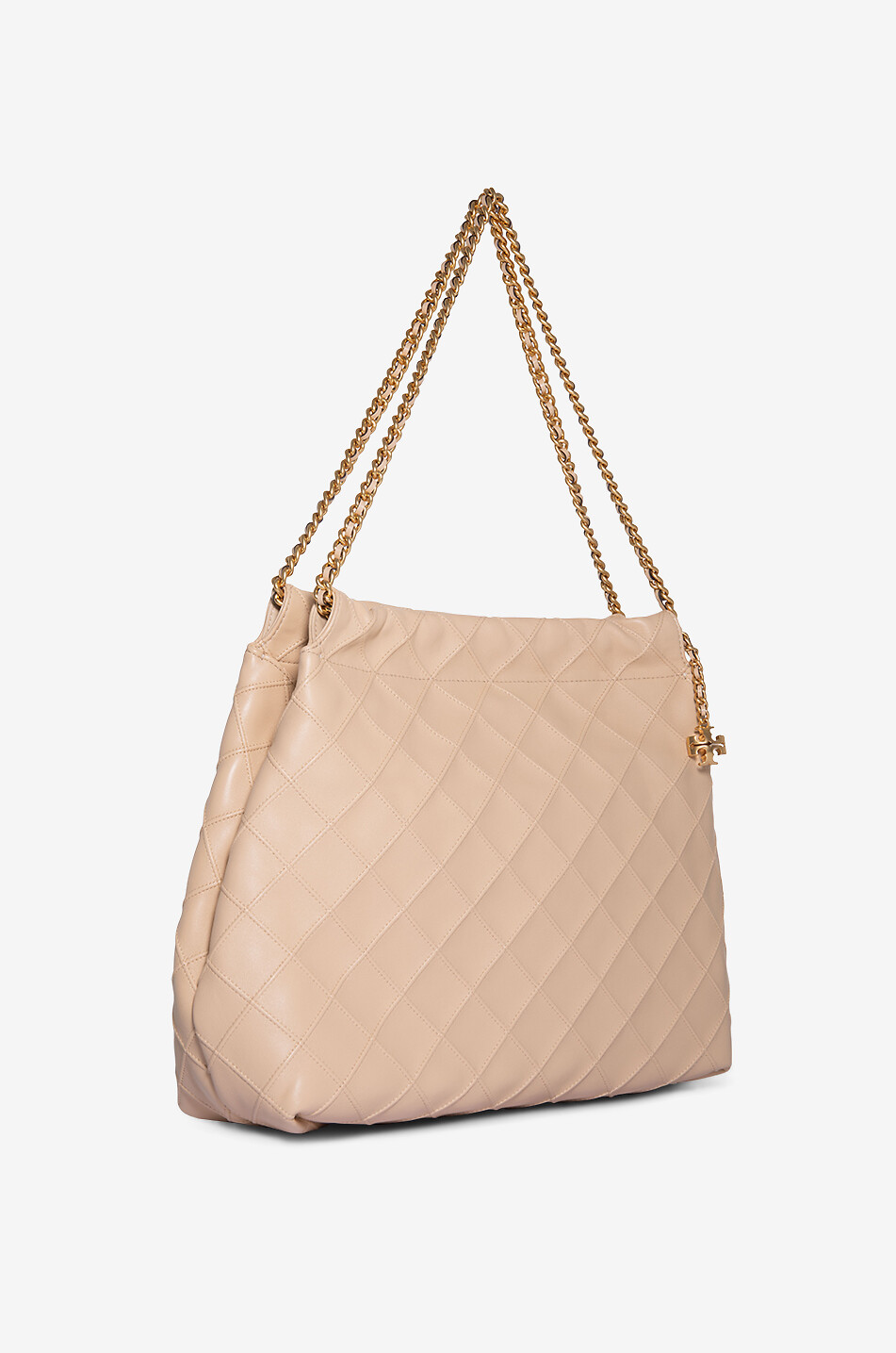 TORY BURCH Fleming quilted leather handbag Women BEIGE 3