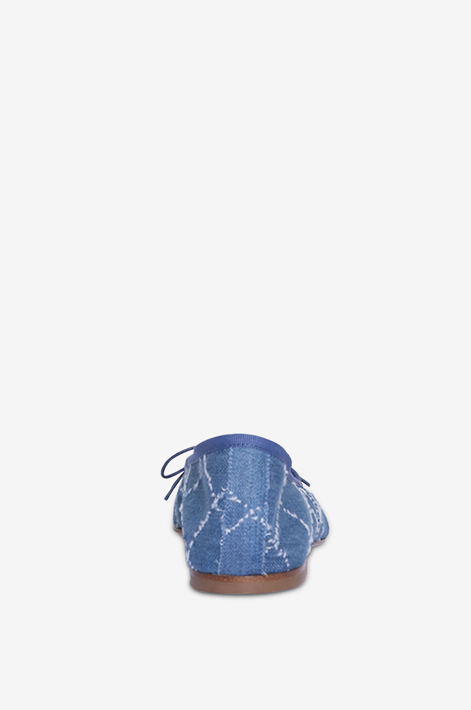 ANNIEL Ballerines en denim effiloché Jean Femme BLEU 4