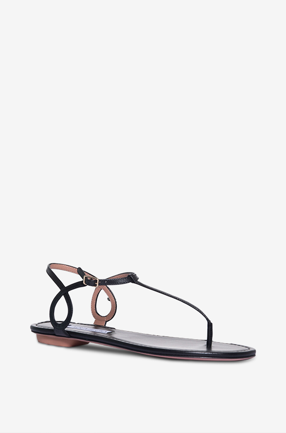 Almost Bare flat nappa leather sandals