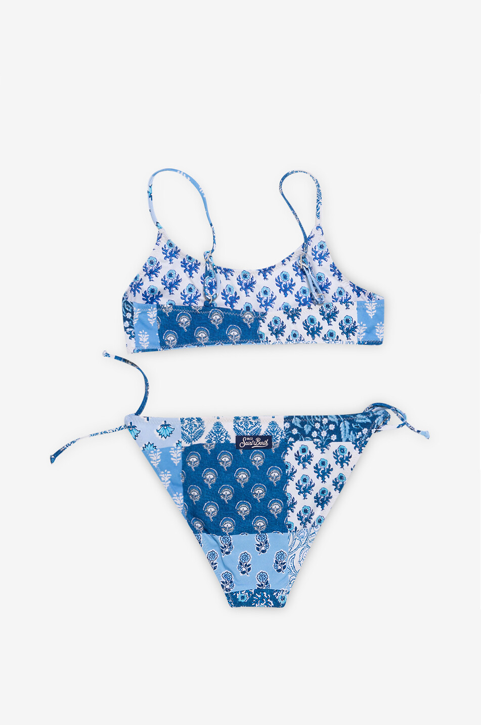 MC2 SAINT BARTH Jaiden girls' two-piece swimsuit Girl BLUE 2
