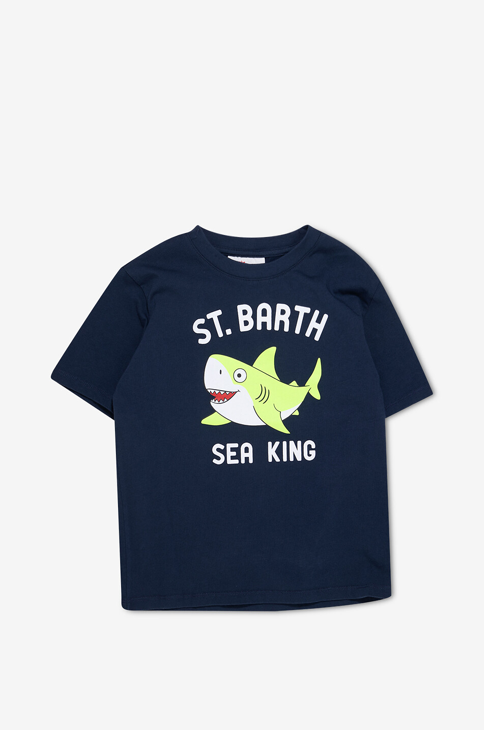 MC2 SAINT BARTH Kurzärmeliges T-Shirt für Jungen aus Baumwolle Sea King Junge BLAU 1