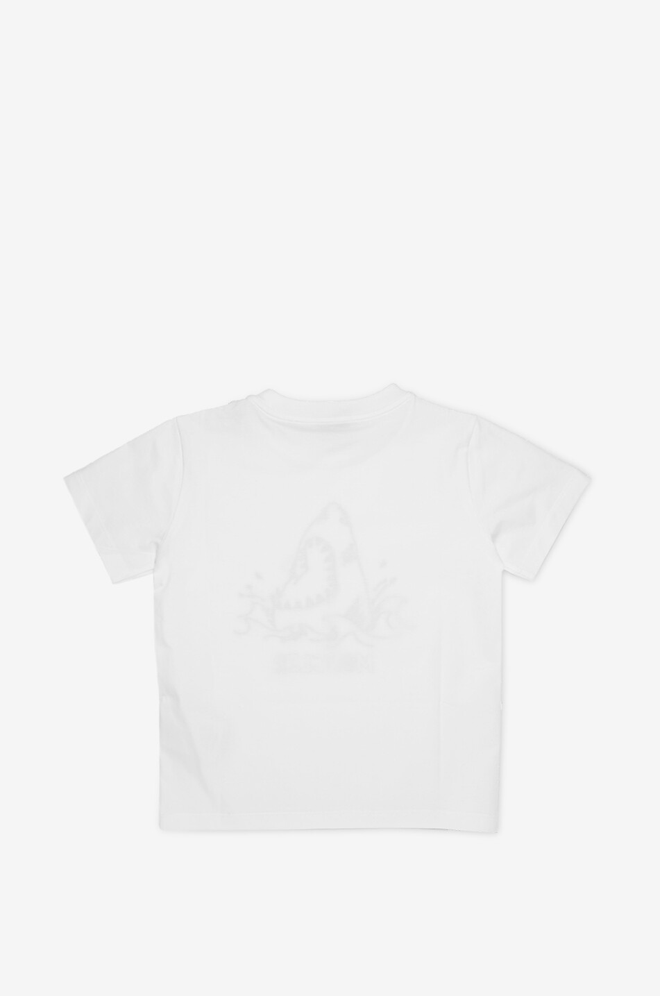 MONCLER Shark embroidered boys' short-sleeved T-shirt Boy WHITE 2