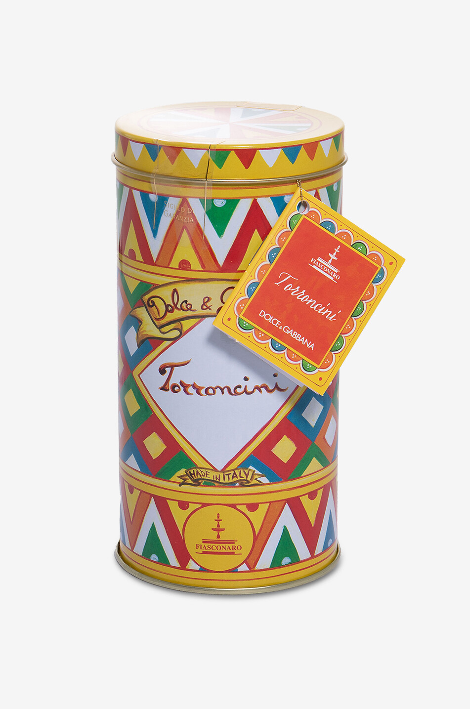 FIASCORINO DOLCE & GABBANA Torroncini round tin - 150 g Home YELLOW 2