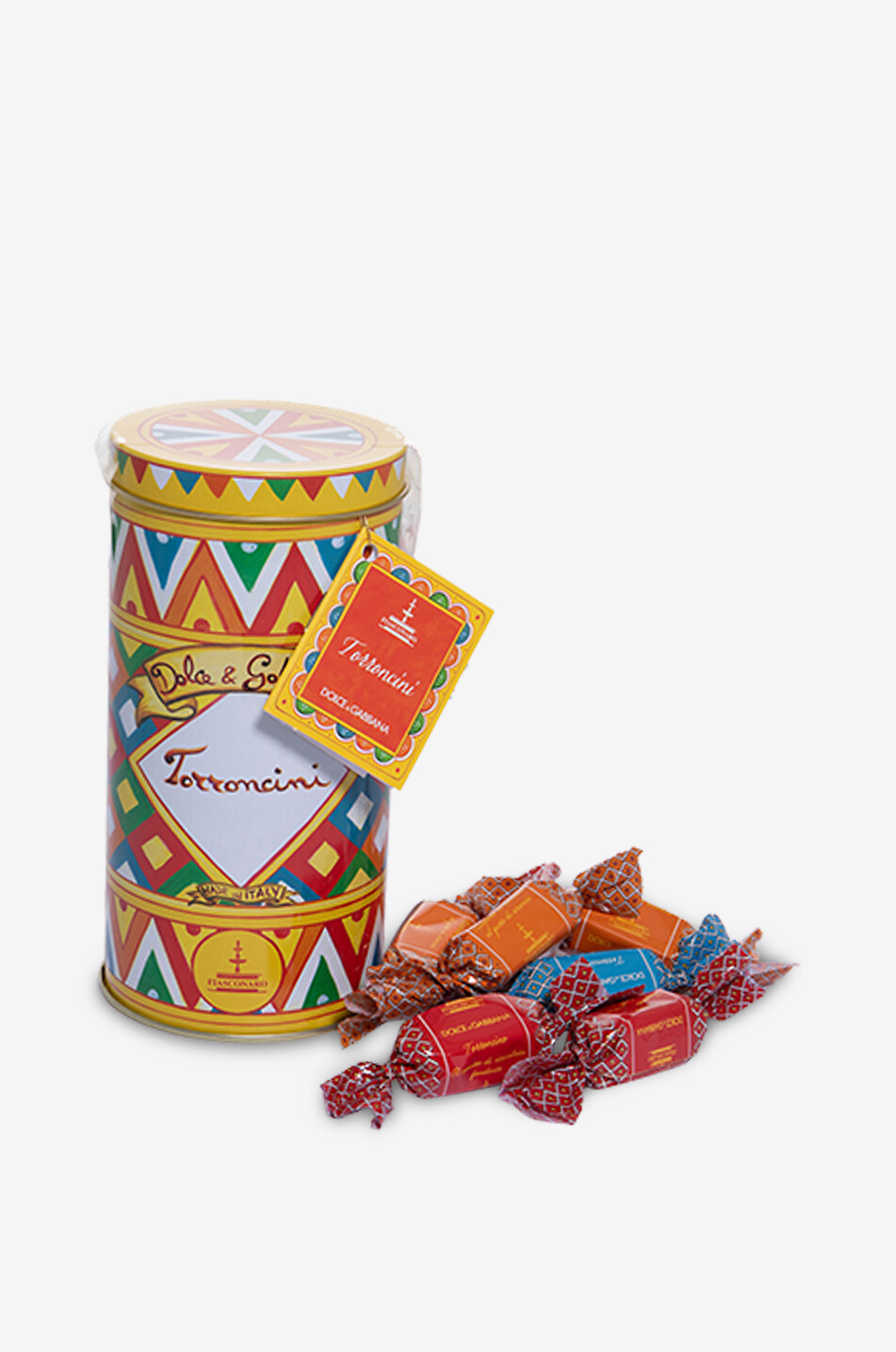 FIASCORINO DOLCE & GABBANA Torroncini round tin - 150 g Home YELLOW 4