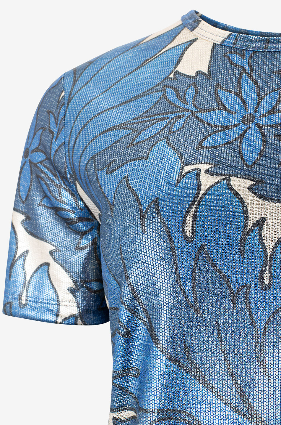 ETRO Tailliertes beschichtetes T-Shirt mit Macro-Paisley-Print Damen BUNT 3