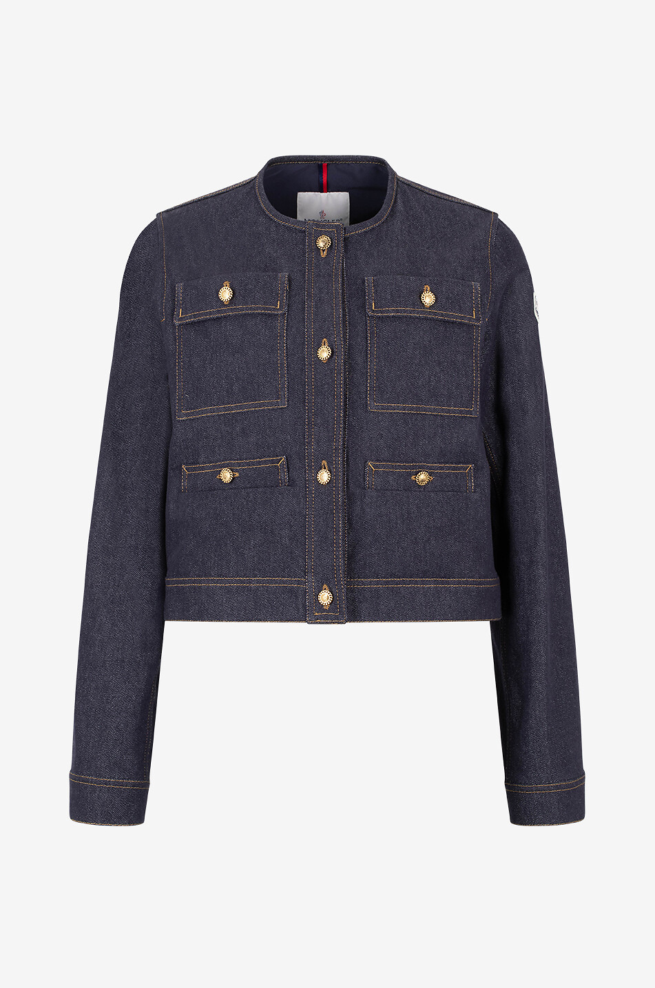 Tencin denim and nylon suit jacket - MONCLER - BLUE - Bongénie