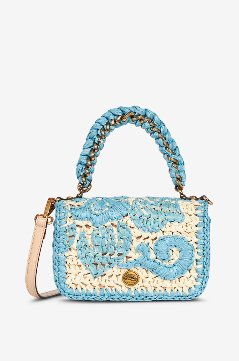 ETRO Handtasche aus besticktem Bast Bond Mini Damen BUNT 1