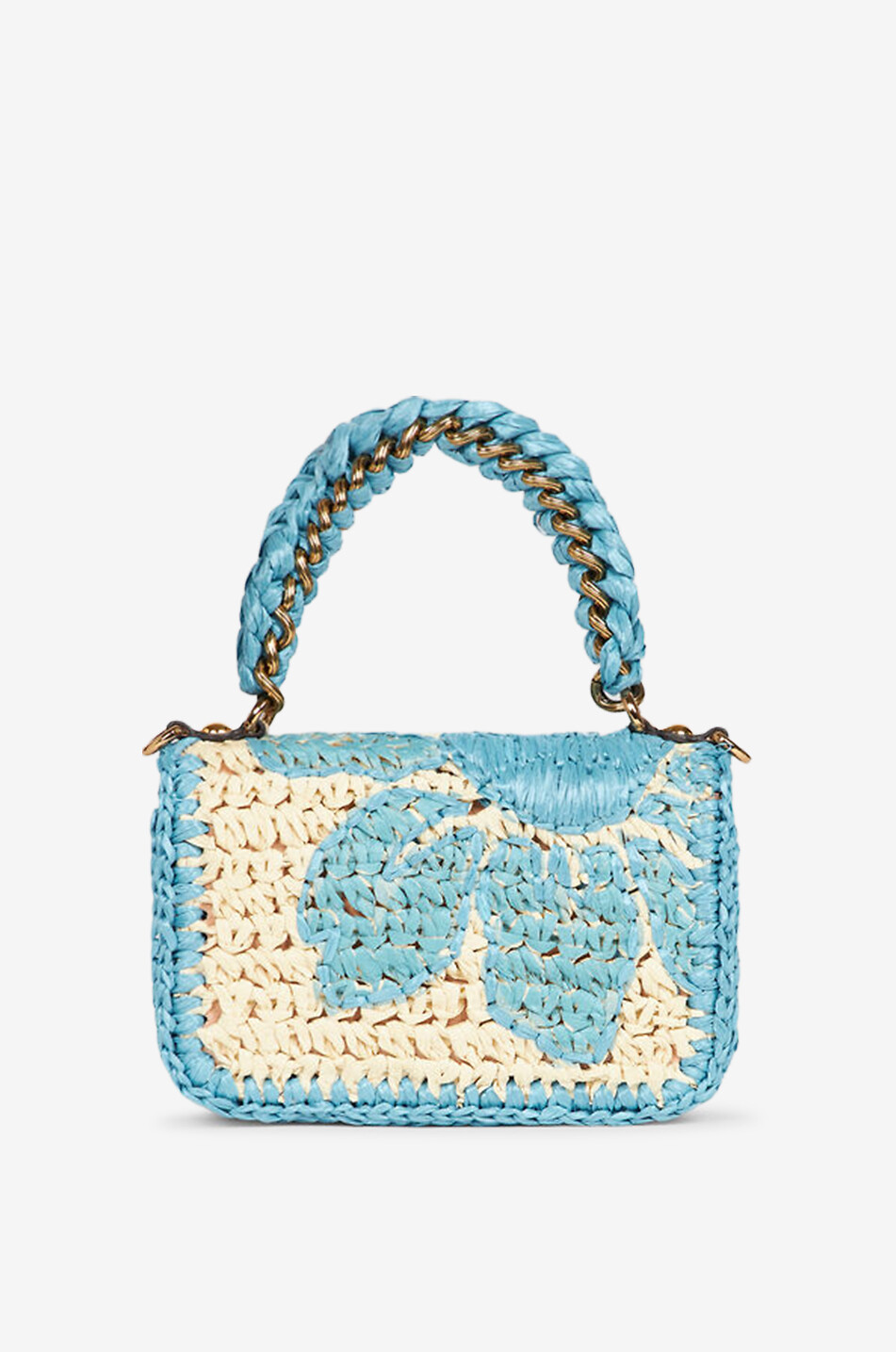 ETRO Handtasche aus besticktem Bast Bond Mini Damen BUNT 4