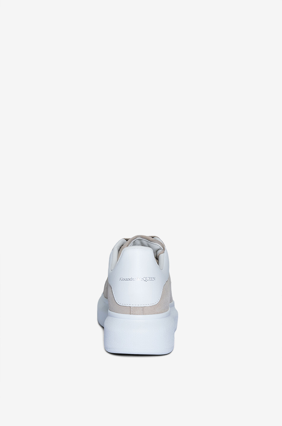 Oversize low-top lace-up suede sneakers