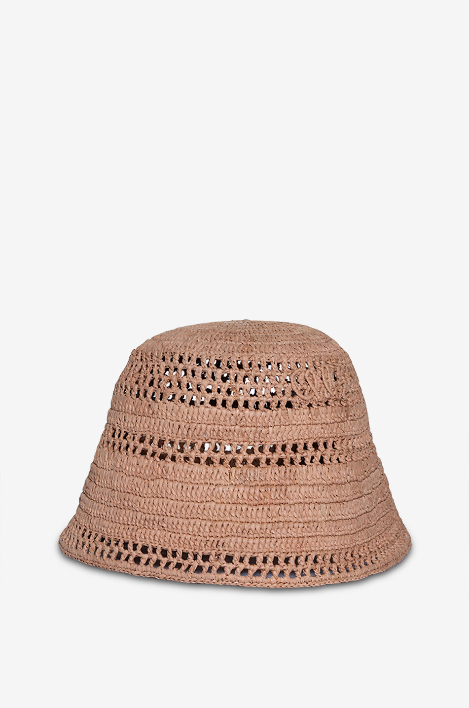 CHLOE The Chloé Sunset crochet raffia bucket hat Women PINK 2