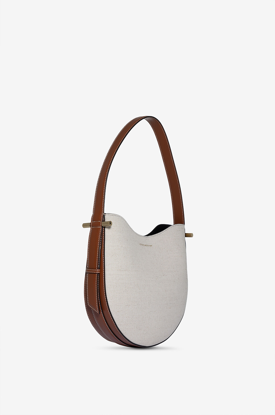 VICTORIA BECKHAM Hobotasche aus Canvas und Glattleder Medium Dia Damen WEISS 2