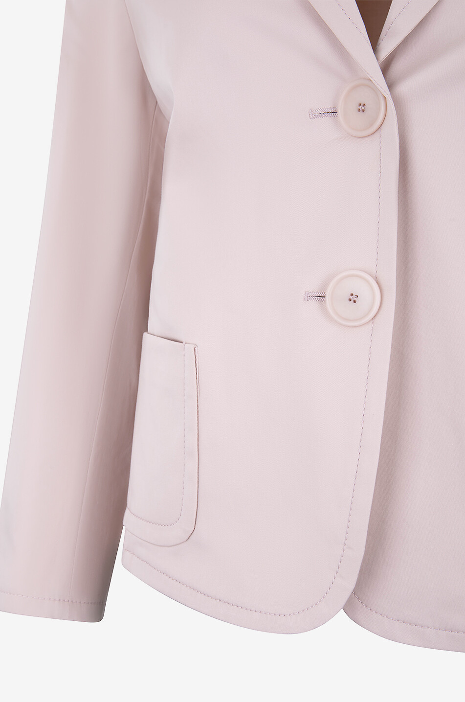 AKRIS PUNTO Single-breasted cotton blazer Women PINK 3