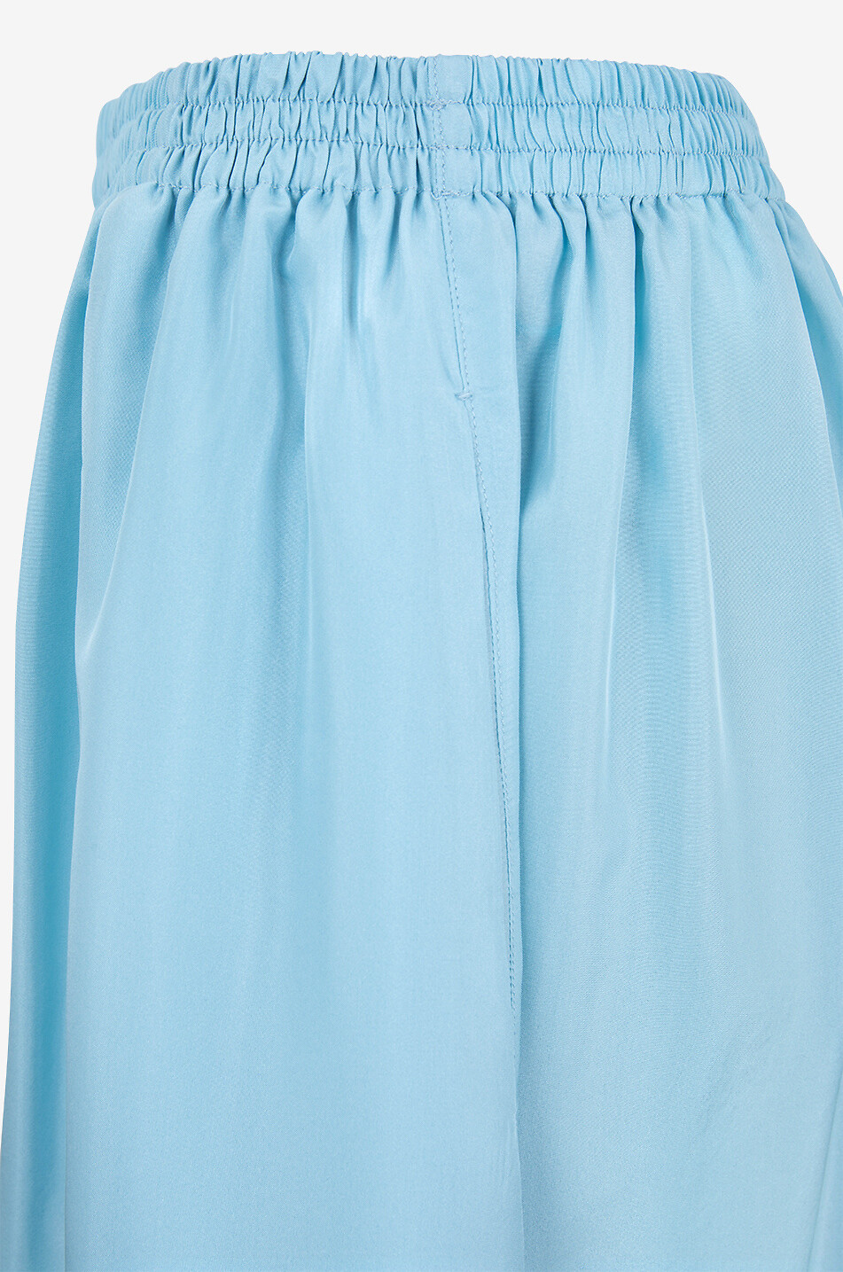 FORTE FORTE Jupe longue en soie Femme BLEU CLAIR 3
