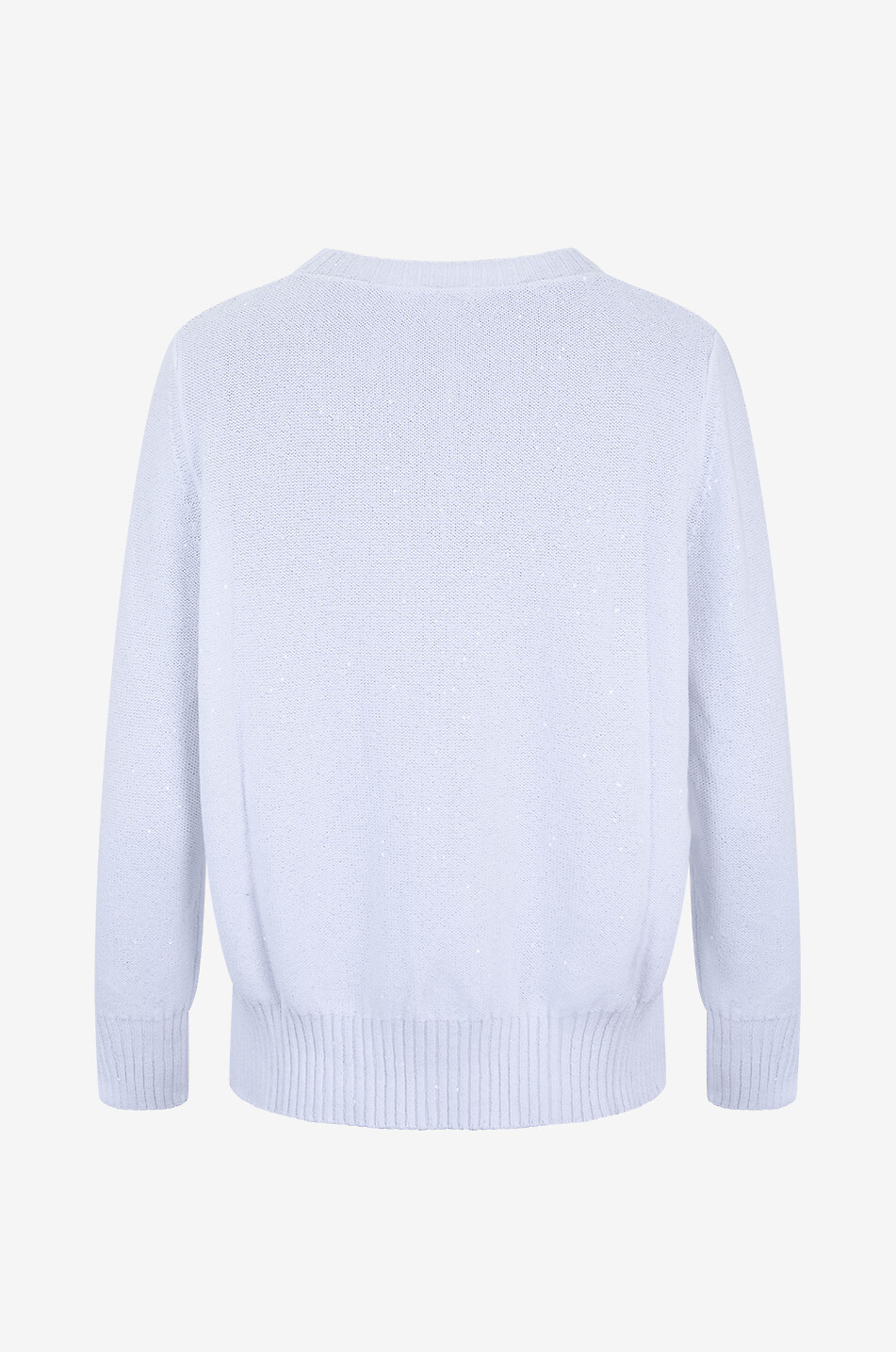 PANICALE Pull en coton à col rond Femme BLANC 2