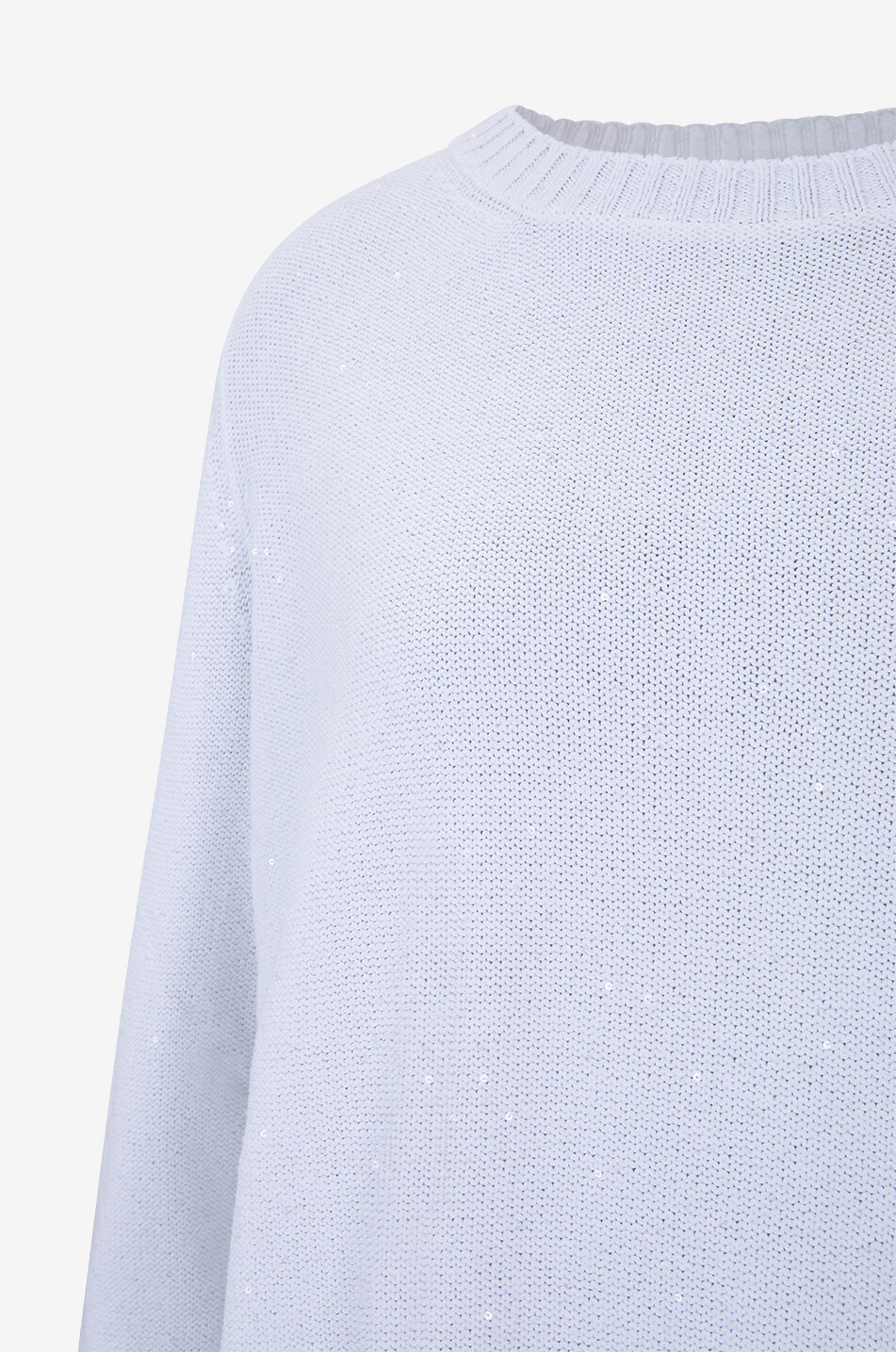 PANICALE Pull en coton à col rond Femme BLANC 3