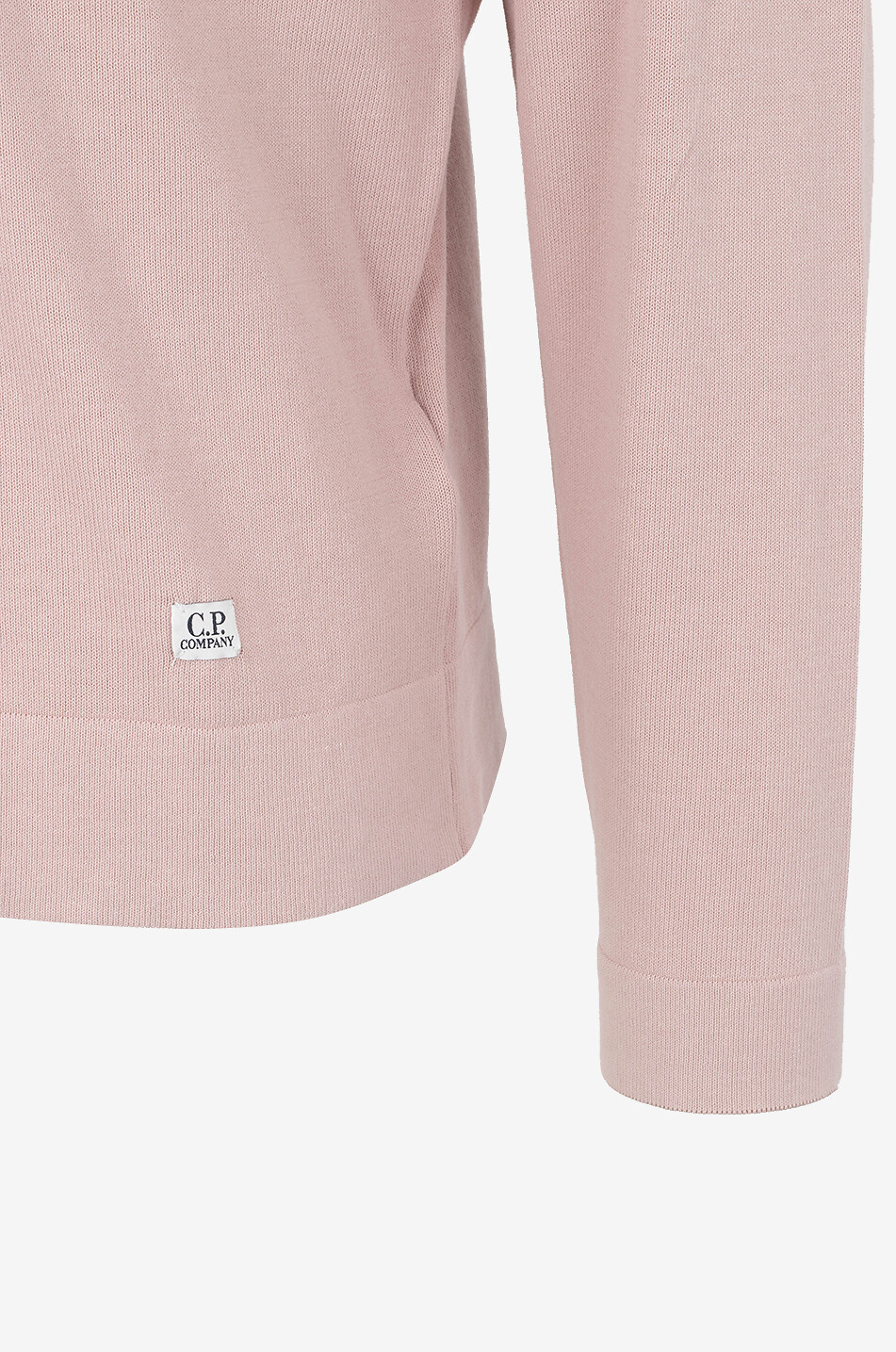 C.P. COMPANY Feinstrick-Rundhalspullover aus Baumwolle Old Dyed Herren ROSA 3